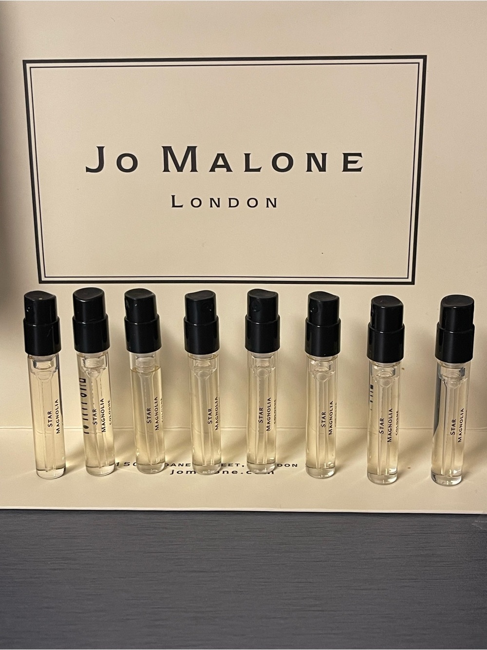 X8 Jo Malone Star Magnolia travel size sample 1.5 ML each Receive all 8 vials